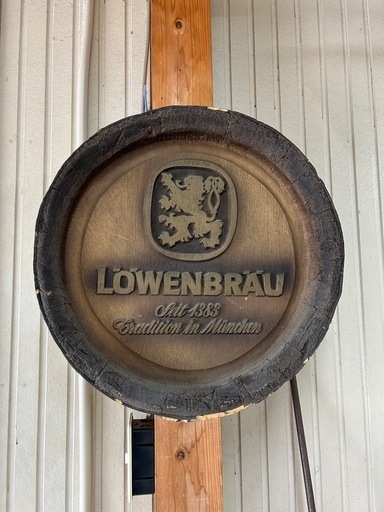 2024 看板（レーベンブロイ） 貴重レア！70's USAレーベンブロイ店舗