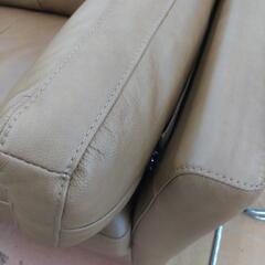 《尼崎市/リサイクルショップドリーム次屋店》★ジモティー割引有★ Simon Li Furniture トップグレインレザー ソファ 本革張り 中古品 ☆尼崎市若王寺☆の画像