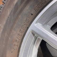ブリヂストンアルミホイールスタッドレスタイヤ4本の画像