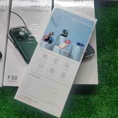  【 まとめて10個セット 】5WAY スマホ充電器付き ポータブルUSBファンの画像