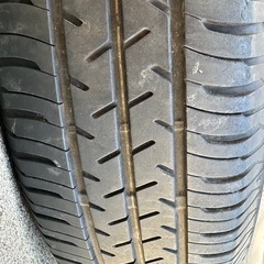 【社外品14インチアルミホイール美品 ＋ 185/70R14 バリ山タイヤ付き4本セット】weds JOKER 4穴X100 14X5 1/2J ET50 + BRIDGESTONE SEIBERLING SL101 コンパクトカーやコンパクトワゴン車などにの画像