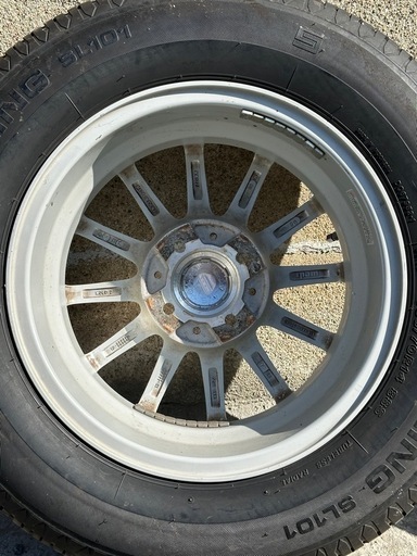 【㊗️ご成約?】【社外品14インチアルミホイール美品 ＋ 185/70R14 バリ山タイヤ付き4本セット】weds JOKER 4穴X