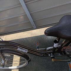 自転車　ジャンク品　パンク有（防犯登録抹消済）の画像