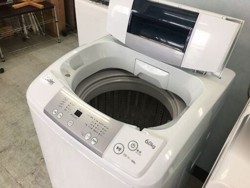 洗濯機の分解クリーニング行っています！配送設置込み　ハイアール6.0K洗濯機　2016年製　分解クリーニング済み！！