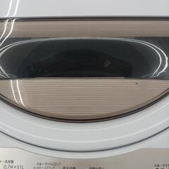 【ドリーム尾浜店】6kg洗濯機　東芝　2022年製　AW-6GM1　WH　※キズ　スレ等あり　高さ(H)95.7cm× 幅(W)56.3cm× 奥行(D)58cmの画像