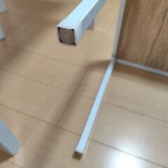 【伸縮式】 ダイニングセット 2人用 幅80〜120cmの画像