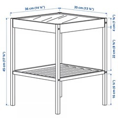 IKEAのNESNA（ネスナ）サイドテーブルの画像