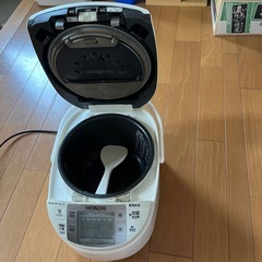 日立　黒厚鉄釜の画像