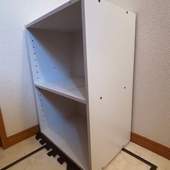 2段ボックス/白色の画像