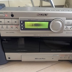 SONY ソニー ZS-D7 パーソナルオーディオシステム テープ再生のみの画像