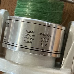 釣り好きな人に注目の商品🎣 スピニングリール Megabattle 800 MASTAK マスタック 小型リール リール 白 グレー 緑の画像