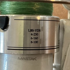 釣り好きな人に注目の商品🎣 スピニングリール Megabattle 800 MASTAK マスタック 小型リール リール 白 グレー 緑の画像
