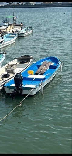 岡山　ヤマハw19 Suzuki4ストローク船外機付き　引き取り限定