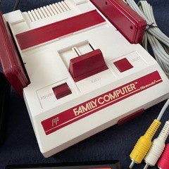 ファミコン本体AV仕様　ドラクエⅢ ニンテンドー純正アダプター！後期基盤！の画像