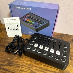 配信専用　ゲーミングオーディオミキサー プロ音声 コントロール スマホ連携の画像