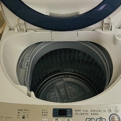 SHARP全自動電気洗濯機・ES-GE55Rの画像