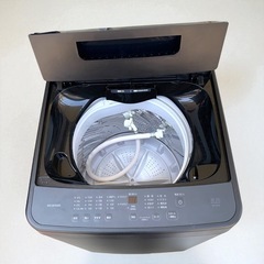 アイリスオーヤマ 全自動電気洗濯機 IAW-T504-B 5.0kg 47L ブラック 24年製 中古品販売※交渉中の画像