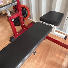 iROTEC ベンチプレスセット　追加ウェイト付きの画像