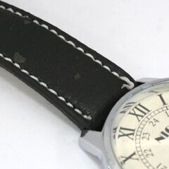 動作品 NICO クオーツ式腕時計 3針 ローマンインデックス 24時間表記あり 25年8月電池交換 札幌市 清田区 平岡の画像