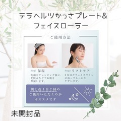 テラヘルツかっさプレート&フェイスローラー  2点セット　未開封品の画像