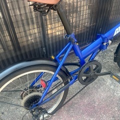 8J21　　折り畳み自転車２０サイズ　６段変速　★自転車専門店の中古車です★　【消費税込み・防犯登録６００円込みの画像