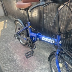 8J21　　折り畳み自転車２０サイズ　６段変速　★自転車専門店の中古車です★　【消費税込み・防犯登録６００円込みの画像