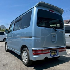 🉐【支払い総額25万円】車検令和9年9月30日H18年  ダイハツ　アトレーワゴン　カスタムターボRS ブラックエディション　社外SDナビ　ワンセグ　キーレスETC調子良好！の画像