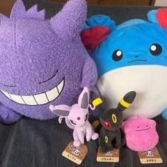 まとめ売り　ポケモンぬいぐみ 大〜小サイズ、fitの画像