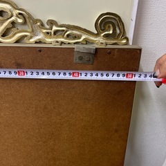 アンティーク　ロココ調　ゴールド　全身鏡の画像