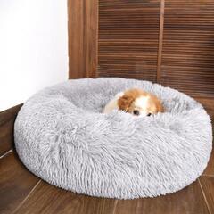  犬ベッド ペットベッド 猫ベッド 犬ベッドマット クッション ラウンド ドーナツ型 丸型 　転売OK　倒産品　まとめ売り　ネット商材　アマゾン引き上げ商品　メルカリ　副業の画像
