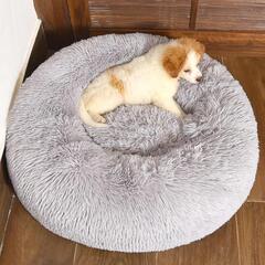  犬ベッド ペットベッド 猫ベッド 犬ベッドマット クッション ラウンド ドーナツ型 丸型 　転売OK　倒産品　まとめ売り　ネット商材　アマゾン引き上げ商品　メルカリ　副業の画像