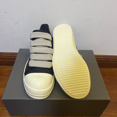 RICKOWENS  JUMBO LACE LOW SNEAK  ジャンボ シューレース ローカット レザー スニーカーの画像