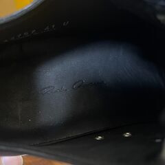 RICKOWENS  JUMBO LACE LOW SNEAK  ジャンボ シューレース ローカット レザー スニーカーの画像