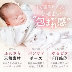 新品未使用❣️スワドル  sサイズの画像