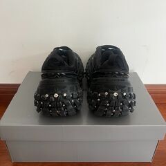 BALENCIAGA (バレンシアガ) DEFENDER BOUNCER SNEAKER ディフェンダー バウンサー スクリュー チャンキーソール メッシュ ローカットスニーカー ブラックの画像