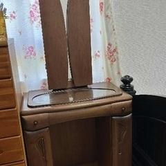 木製ドレッシングセット（椅子付き）/Wooden dressing set (with chair)の画像