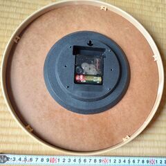 美品 ほぼ未使用 静かな掛け時計です！チックタックという音しません！の画像