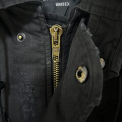 BALENCIAGA UNITY DESTROYED BOMBER JACKETの画像