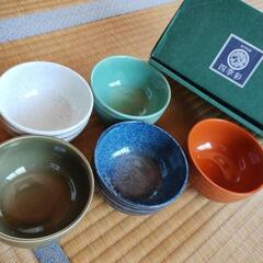 四季彩　茶碗　お皿　おわん　５個セットの画像
