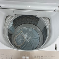 リユースのサカイ東金店　TOSHIBA 洗濯機　19年製　8.0kg TJ14059の画像