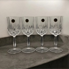 ROYAL DOULTON ワイングラス Roma Crystal 赤ワイングラス 4個セット クリスタル グラス コップ 自宅保管品の画像