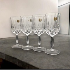 ROYAL DOULTON ワイングラス Roma Crystal 赤ワイングラス 4個セット クリスタル グラス コップ 自宅保管品の画像