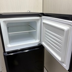 ⭐️HAIER⭐️ 冷凍冷蔵庫 2017年 121L ⚠️傷あり 大阪市近郊配送無料の画像
