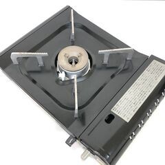 stp-3340　カセットコンロ　ブラック　料理工房　2.9kw　ガスコンロ　黒　アウトドア　キャンプ　ポータブル　防災　コンロの画像