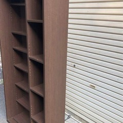 【ニトリ】スライド式　本棚　大型　の画像