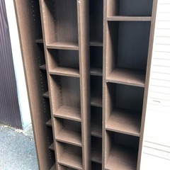 【ニトリ】スライド式　本棚　大型　の画像