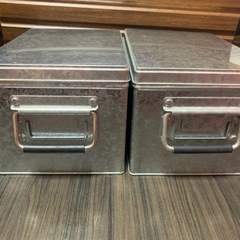 無印良品/トタンボックス/2セットの画像