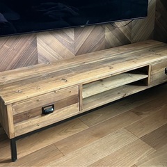 クラッシュゲート　バベル テレビボード ブラウン 168cmの画像