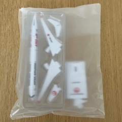 JAL ノベルティ 非売品 クールタオル ひんやりタオル 模型 プラモデル セットの画像