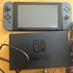 Switch グレー　本体の画像